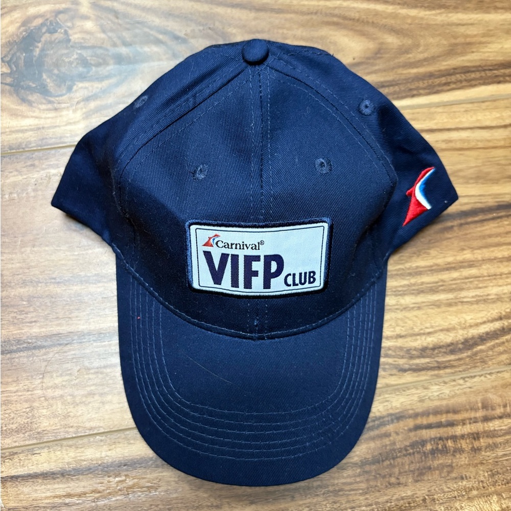 Carnival cruise line very important fun person blue baseball cap adjustable new